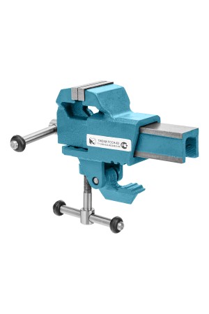 Тиски слесарные, 63 мм, крепление для стола, винтовой зажим (Глазов) Россия