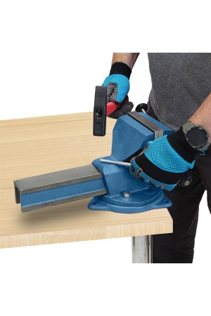 Тиски слесарные, 140 мм, поворотные (Глазов) Россия