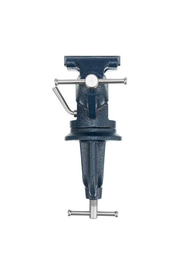 Тиски слесарные, настольные, поворотные, ширина рабочих губок 50 мм, наковальня Сибртех