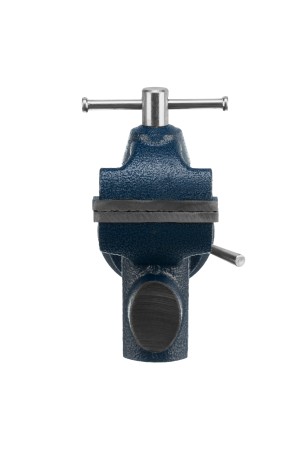 Тиски слесарные, настольные, поворотные, ширина рабочих губок 50 мм, наковальня Сибртех