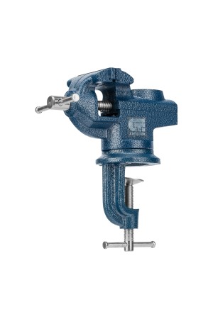 Тиски слесарные, настольные, поворотные, ширина рабочих губок 65 мм, наковальня Сибртех