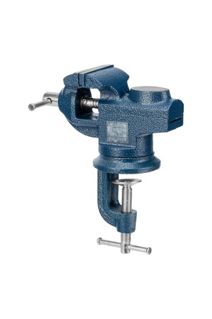 Тиски слесарные, настольные, поворотные, ширина рабочих губок 65 мм, наковальня Сибртех