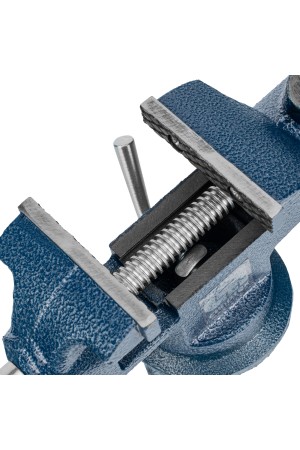 Тиски слесарные, настольные, поворотные, ширина рабочих губок 65 мм, наковальня Сибртех