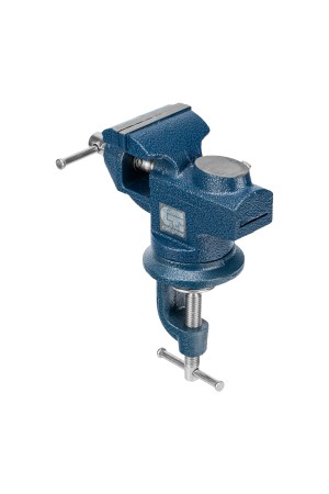 Тиски слесарные, настольные, поворотные, ширина рабочих губок 65 мм, наковальня Сибртех