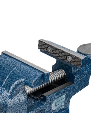 Тиски слесарные, настольные, поворотные, ширина рабочих губок 65 мм, наковальня Сибртех