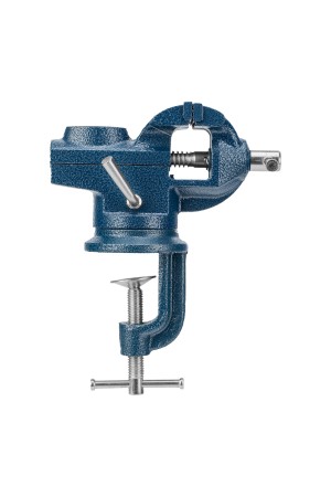 Тиски слесарные, настольные, поворотные, ширина рабочих губок 65 мм, наковальня Сибртех