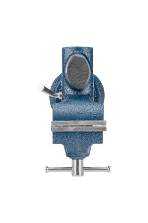 Тиски слесарные, настольные, поворотные, ширина рабочих губок 65 мм, наковальня Сибртех