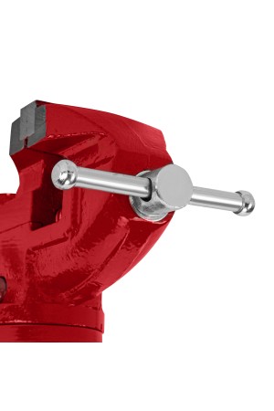 Тиски слесарные, 50 мм, настольные, поворотные, c наковальней MTX
