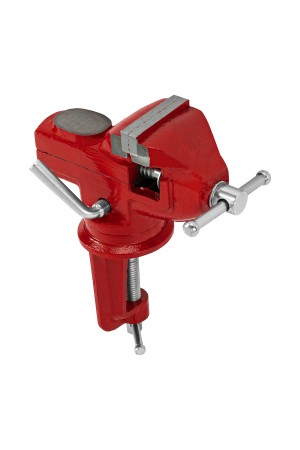 Тиски слесарные, 50 мм, настольные, поворотные, c наковальней MTX