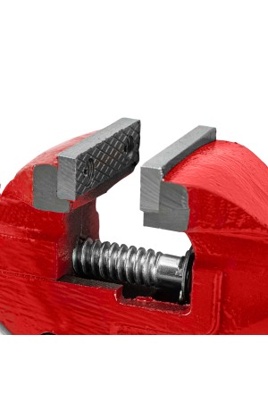 Тиски слесарные, 50 мм, настольные, поворотные, c наковальней MTX