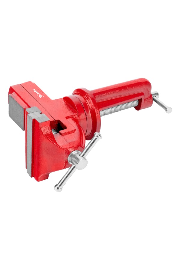 Тиски слесарные, 80 мм, настольные, поворотные, c наковальней MTX