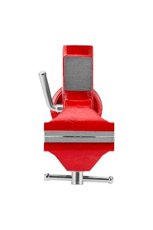 Тиски слесарные, 80 мм, настольные, поворотные, c наковальней MTX