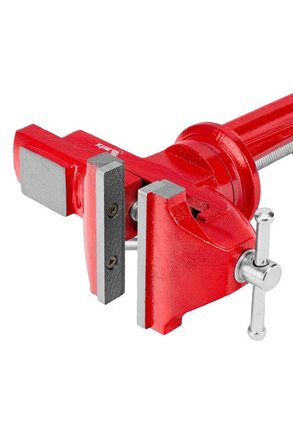 Тиски слесарные, 80 мм, настольные, поворотные, c наковальней MTX