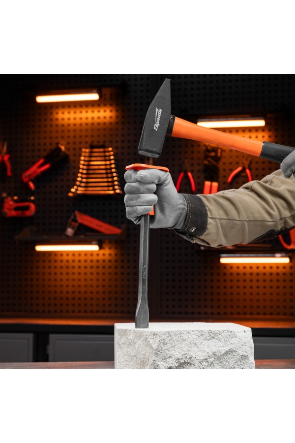 Зубило, 300 х 24 мм, с протектором,  Sparta