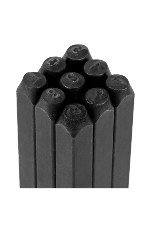 Клейма штамповочные, ударные, цифровые, 3 мм Сибртех