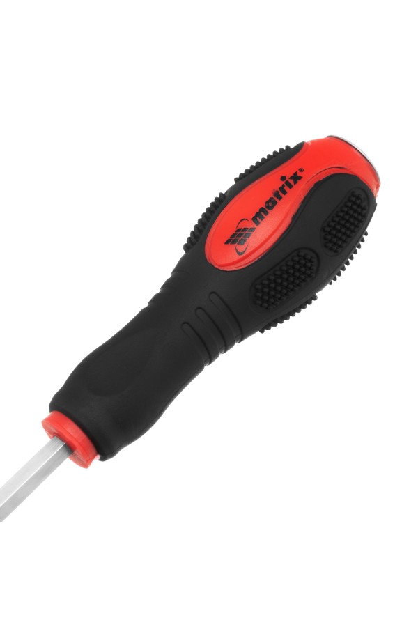 Ударная отвертка, SL6 x100 мм, двухкомпонентная рукоятка, CrV Matrix