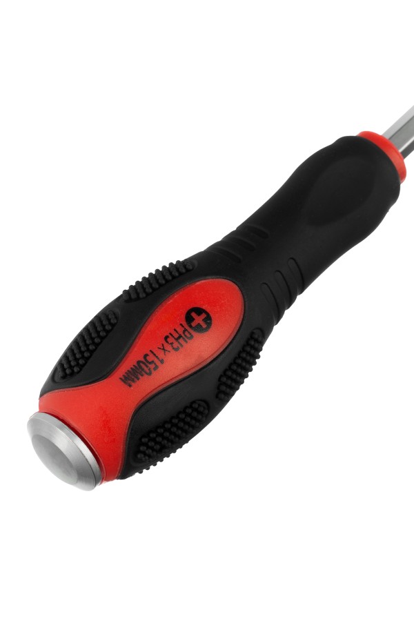 Набор ударных отверток 6 шт, PH1 х 75, PH2 х 100, PH3 х 150, SL5 х 75, SL6 х 100, SL8 х 150, CrV Matrix