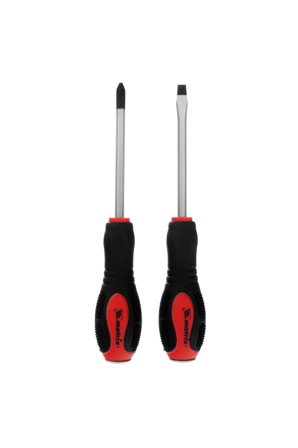 Набор ударных отверток 2 шт, PH2 х 100, SL6 х 100 CrV Matrix