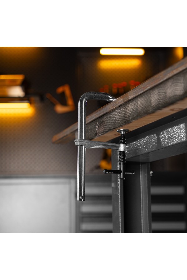 Струбцина F-образная, 80x150мм, кованая Denzel