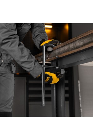 Струбцина F-образная, 80x300мм, кованая // Denzel