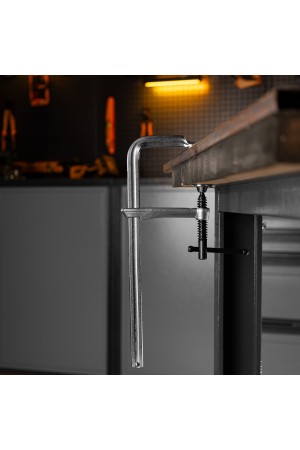 Струбцина F-образная, 100x300мм, кованая // Denzel