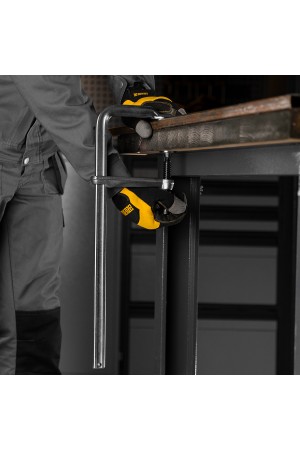 Струбцина F-образная, 100x400мм, кованая // Denzel