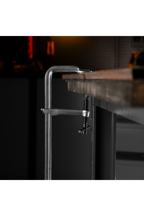 Струбцина F-образная, 100x600мм, кованая Denzel