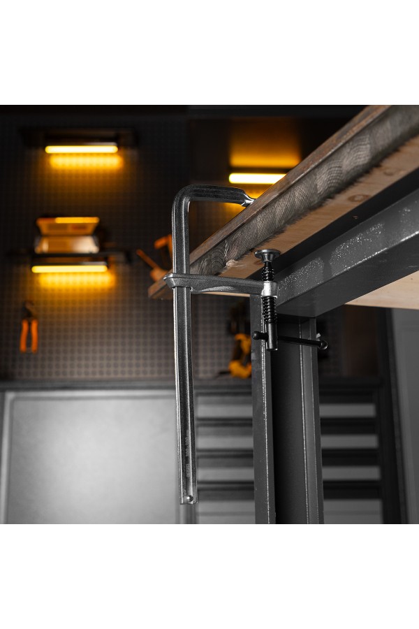 Струбцина F-образная, 120x300мм, кованая Denzel