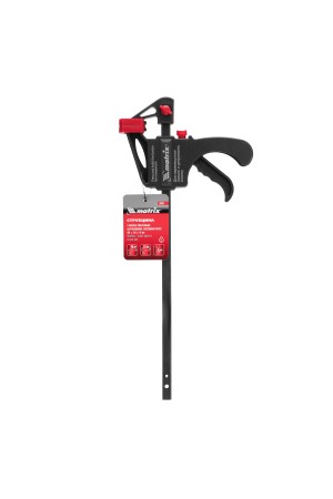 Струбцина универсальная F-образная, 200 х 315 х 45 мм, пластмассовый корпус Matrix