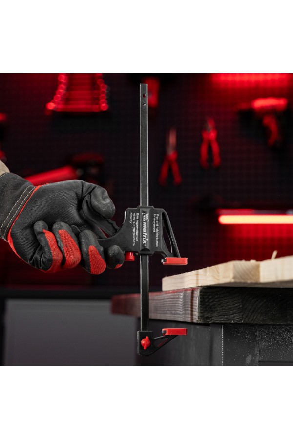 Струбцина универсальная F-образная, 200 х 315 х 45 мм, пластмассовый корпус Matrix