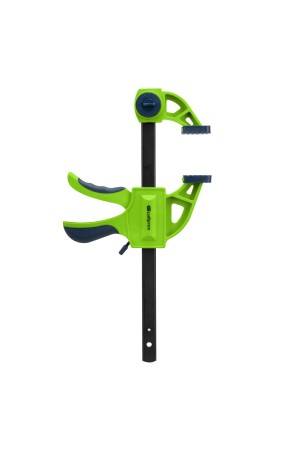 Струбцина F-образная, быстрозажимная, 150 х 70 х 360 мм, пластиковый корпус, фиксатор, двухкомпонентная рукоятка Сибртех