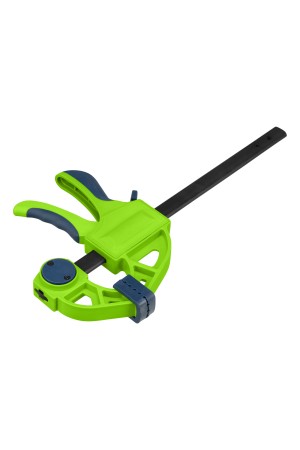 Струбцина F-образная, быстрозажимная, 150 х 70 х 360 мм, пластиковый корпус, фиксатор, двухкомпонентная рукоятка Сибртех