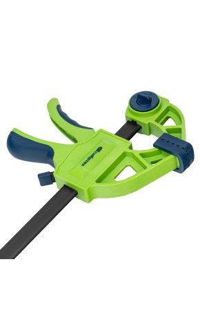 Струбцина F-образная, быстрозажимная, 200 х 70 х 420 мм, пластиковый корпус, фиксатор, двухкомпонентная рукоятка Сибртех