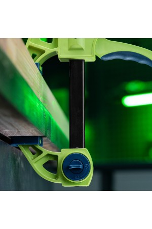 Струбцина F-образная, быстрозажимная, 200 х 70 х 420 мм, пластиковый корпус, фиксатор, двухкомпонентная рукоятка Сибртех