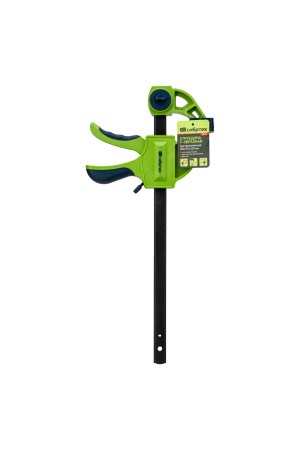 Струбцина F-образная, быстрозажимная, 200 х 70 х 420 мм, пластиковый корпус, фиксатор, двухкомпонентная рукоятка Сибртех