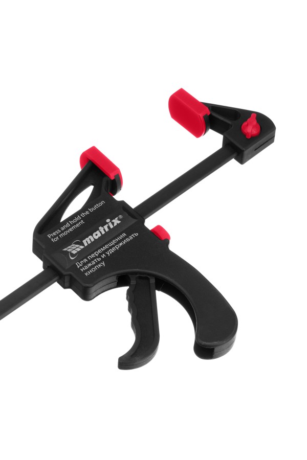 Струбцина универсальная, быстрозажимная, F-образная, 300 х 415 х 45 мм, пластиковый корпус Matrix