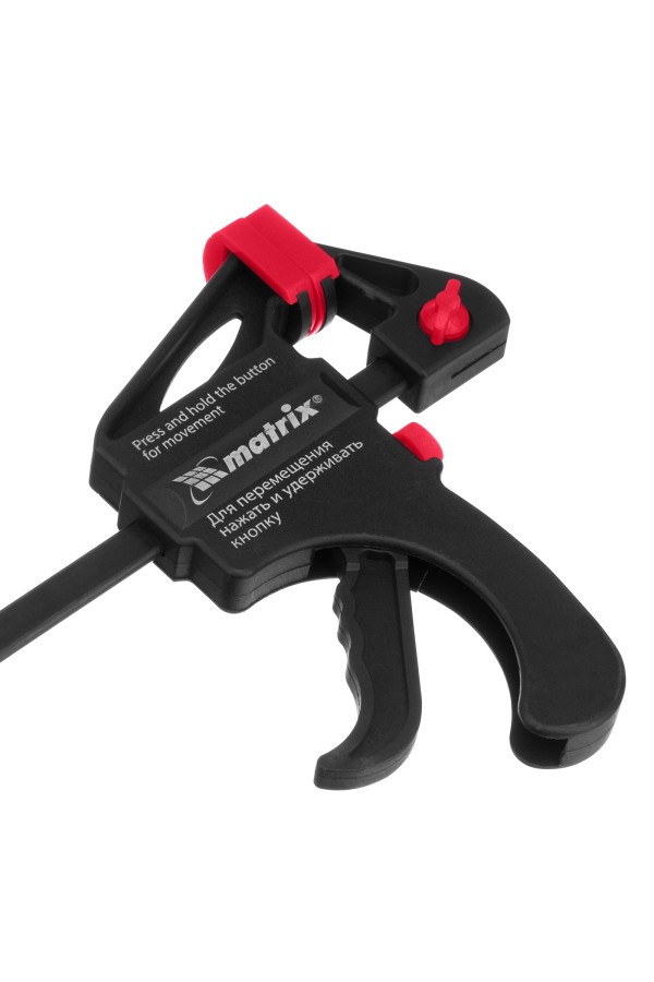 Струбцина универсальная, быстрозажимная, F-образная, 300 х 415 х 45 мм, пластиковый корпус Matrix