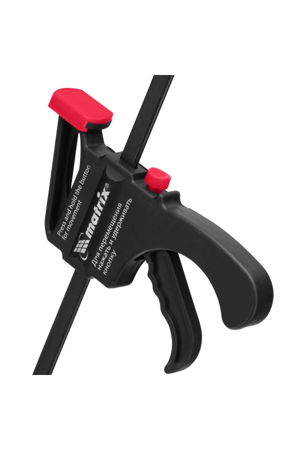 Струбцина универсальная, быстрозажимная, F-образная, 450 х 565 х 45 мм, пластиковый корпус Matrix