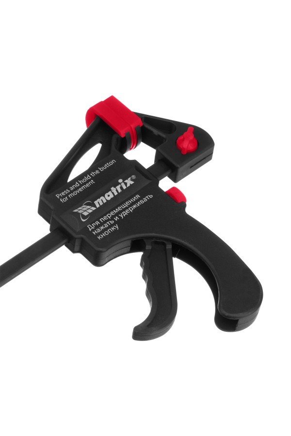 Струбцина универсальная, быстрозажимная, F-образная, 450 х 565 х 45 мм, пластиковый корпус Matrix