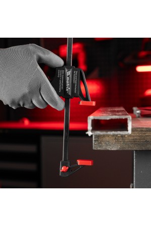 Струбцина универсальная, быстрозажимная, F-образная, 450 х 565 х 45 мм, пластиковый корпус Matrix