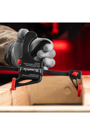 Струбцина универсальная, быстрозажимная, F-образная, 450 х 565 х 45 мм, пластиковый корпус Matrix