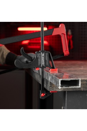 Струбцина универсальная, быстрозажимная, F-образная, 450 х 565 х 45 мм, пластиковый корпус Matrix