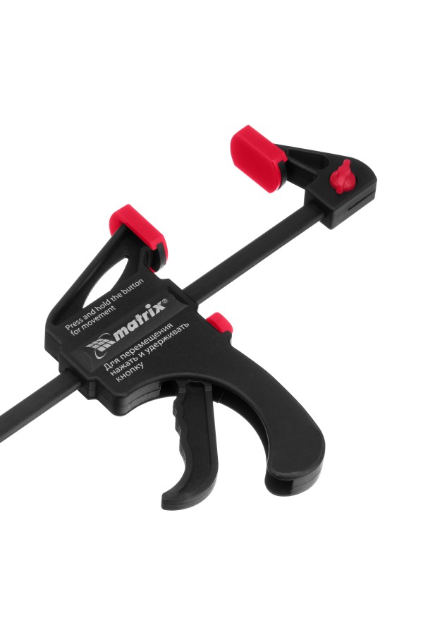 Струбцина универсальная, быстрозажимная, F-образная, 450 х 565 х 45 мм, пластиковый корпус Matrix