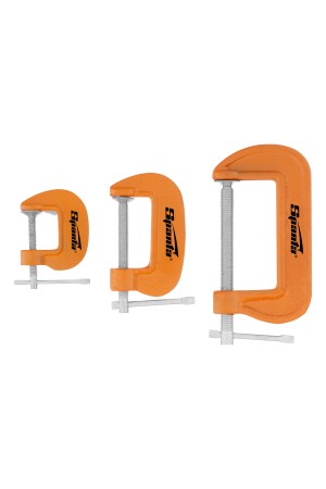 Набор: струбцины G-образные, 3 шт, 25-50-75 мм Sparta