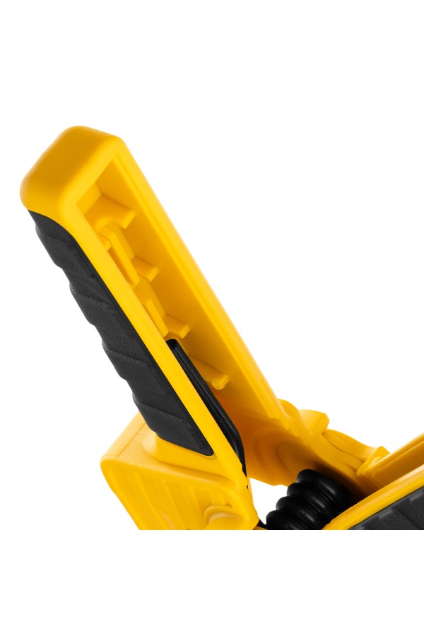 Струбцина клещеобразная, удлиненная 75 х 110 мм двухкомпонентные рукоятки Denzel