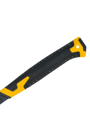 Топор цельнокованый 600 г, двухкомпонентная обрезиненная рукоятка Denzel