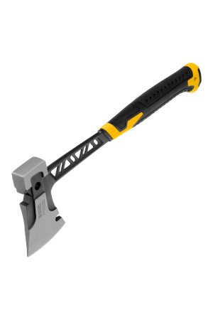 Топор цельнокованый 600 г, двухкомпонентная обрезиненная рукоятка Denzel