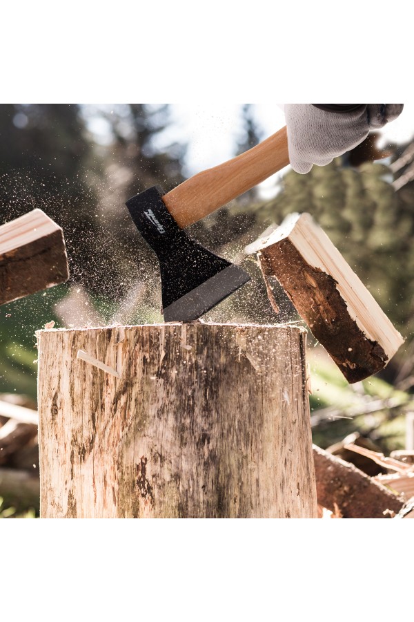 Топор, 600 г, в сборе, кованый, деревянное топорище Sparta