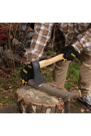 Топор, 800 г, кованый, буковое топорище Denzel