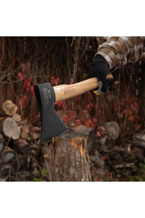 Топор, 800 г, кованый, буковое топорище Denzel